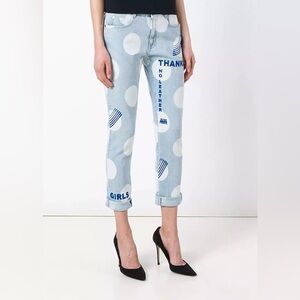 Stella McCartney Thanks Girls Jeans Polka Dot Embroidered